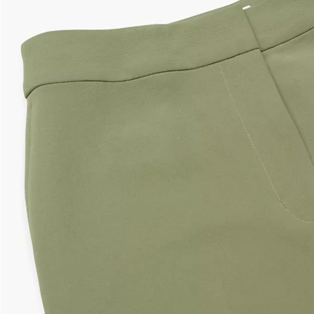 Wilfred “Sequence” Olive Green Cropped Flared Pants - Picture 3 of 9